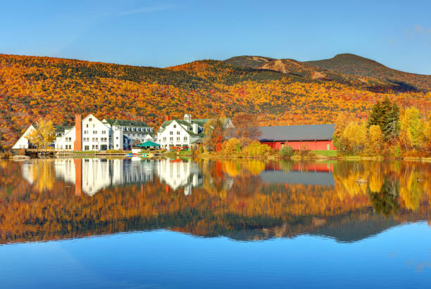 istock Waterville Valley, New Hampshire Town Square 1182335973