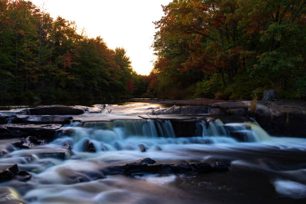 istock Dusk on the Mousam River 1182339571
