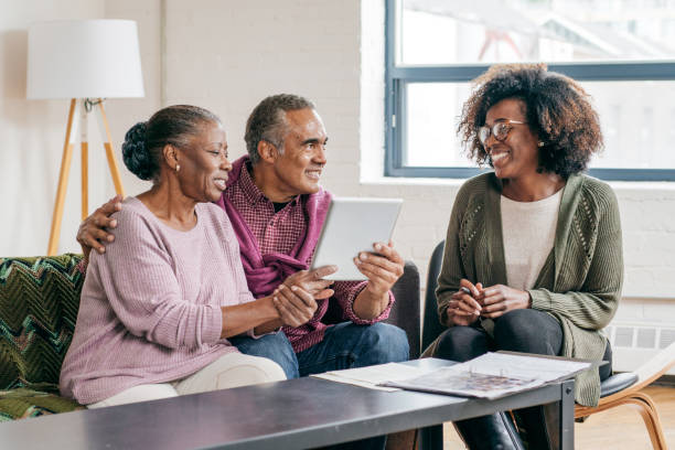 istock Consulting for seniors couple 1182341227