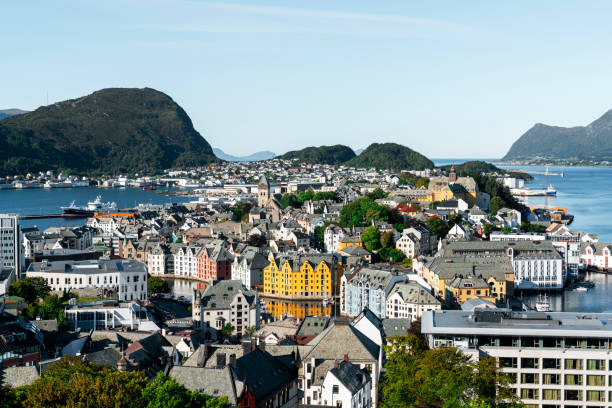 istock Alesund, Norway on a sunny day 1182341583