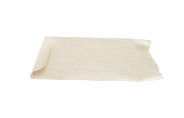 istock Adhesive paper tape isolated on white background 1182341650