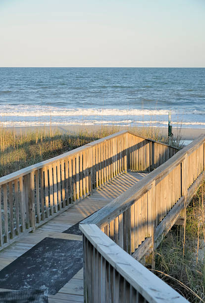 litchfield beach, południowa karolina - south carolina beach south north carolina zdjęcia i obrazy z banku zdjęć