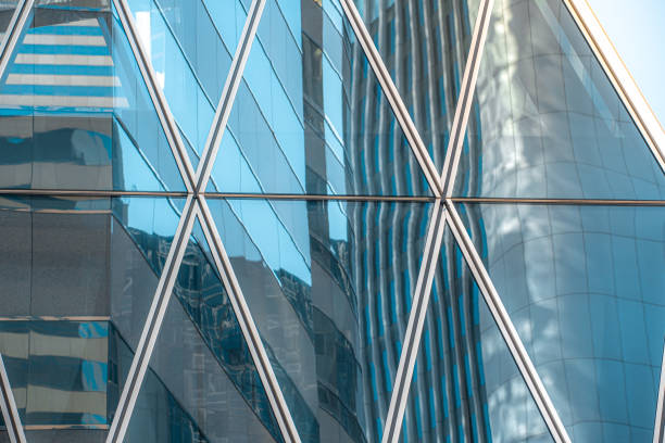 istock Modern office building close up in Hong Kong 1182350025