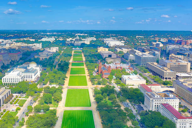 istock Aerial View of Washington DC 1182350147