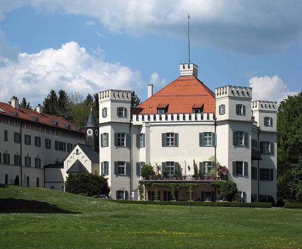 Lübbenau / Spreewald, Germany, April 26, 2024 - The Hotel Schloss Lübbenau in the old town of Lübbenau / Spreewald.
