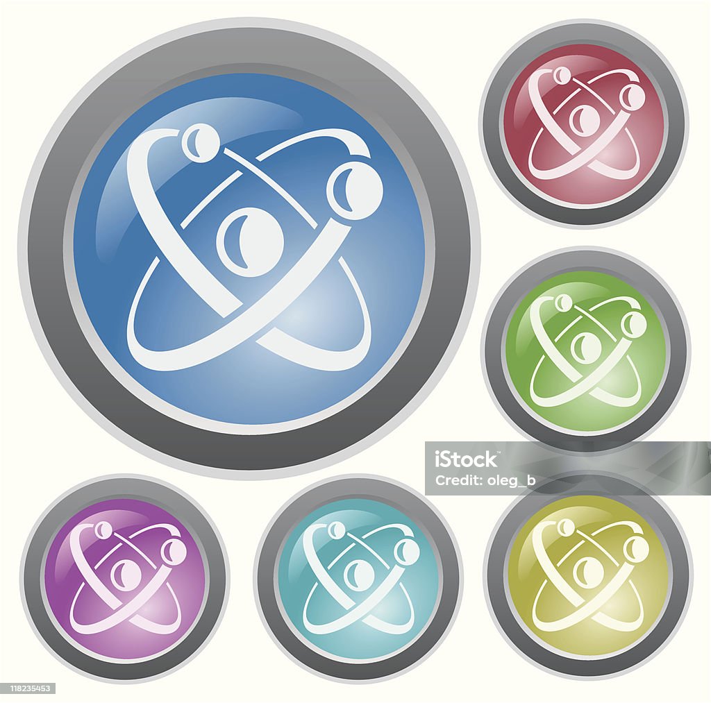 Atom Subscribe Button Atom Button Stock Illustration - Download Image Now - Abstract, Atom ...