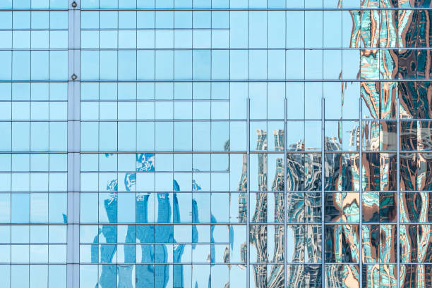 istock Gigantic skyscrapers from below 1182369594