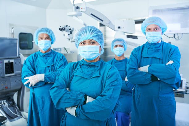 istock Smiling Vietnamese female chief surgeon 1182369975