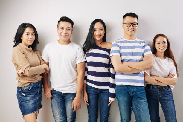 istock Young beautiful Asian people 1182375792
