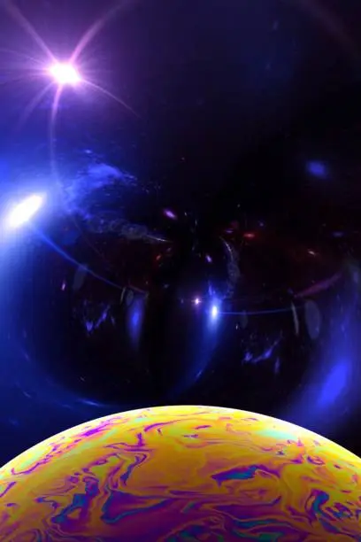 Planets and galaxy, science fiction wallpaper. Astronomy is the scientific study of the universe stars, planets, galaxies, and everything in between