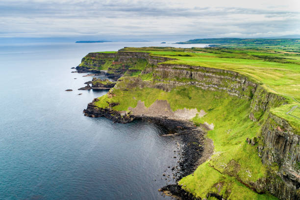 istock Cliffs at Atlantic coast in Northern Ireland, UK 1182379938