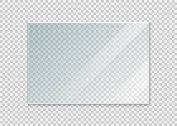 ilustraciones, imágenes clip art, dibujos animados e iconos de stock de ventana de cristalaislada sobre fondo blanco. ilustración vectorial. - panel de control