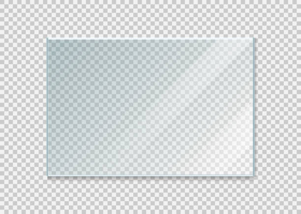 bildbanksillustrationer, clip art samt tecknat material och ikoner med glas windowisolated på vit bakgrund. vektor illustration. - klar himmel