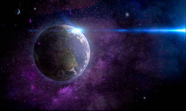 istock planet in space, night shining stars 1182381248