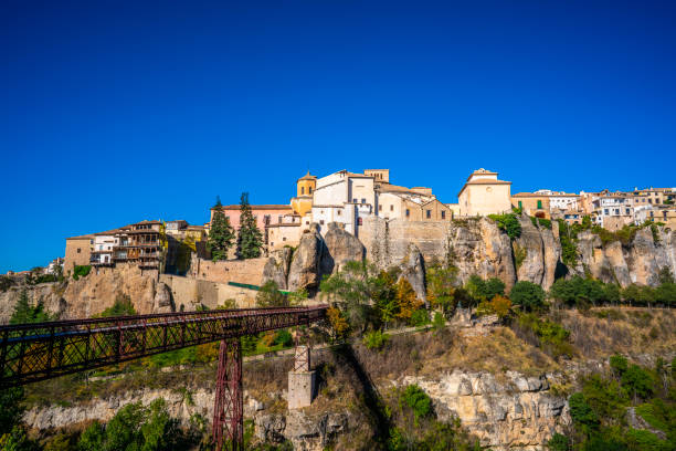 istock Cuenca skyline from Puente San Pablo bridge Spain 1182383367