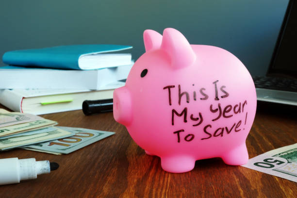 istock This is my year to save sign. Money Saving Challenge concept. 1182386086