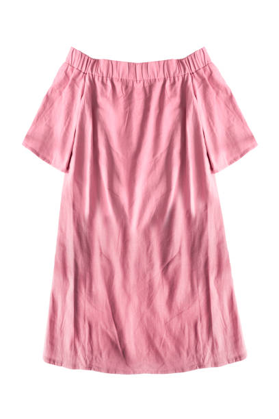 istock Pink dress isolated 1182388910
