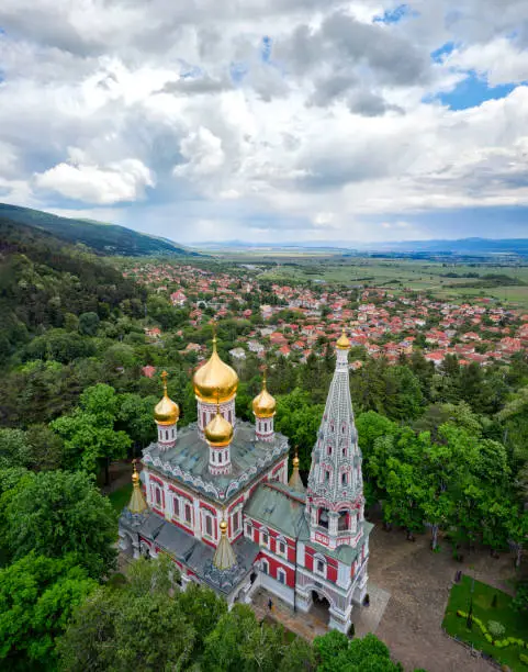 Shipka Memorial Church in central Bulgaria, taken in May 2019, taken in HDR
