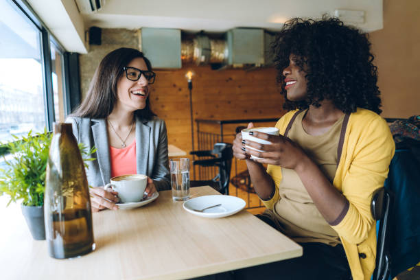 istock Coffee break with friend 1182409790