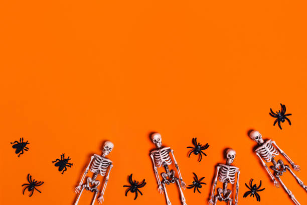 istock Holiday card, halloween horror story. 1182416372