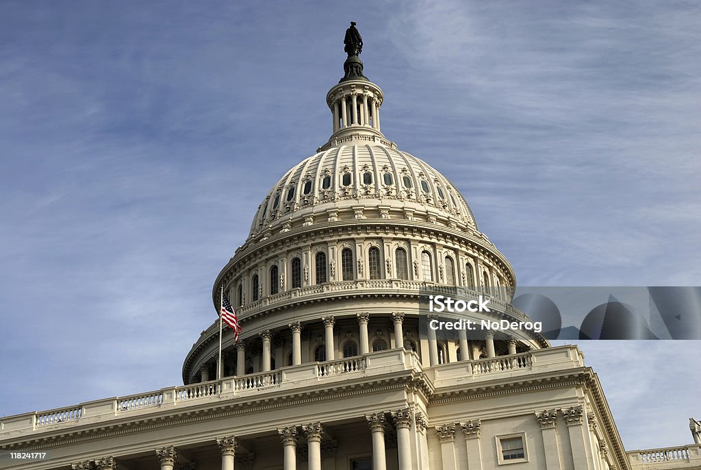米国会議事堂のドームワシントン DC - アメリカ合衆国のロイヤリティフリーストックフォト