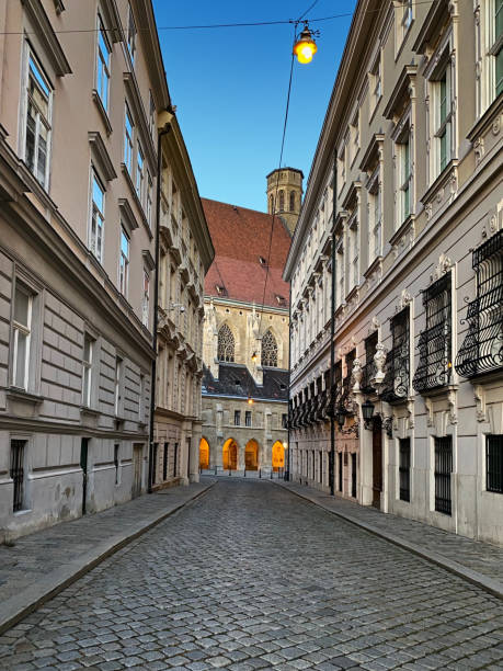 istock Old Historic Vienna At Dusk 1182417797