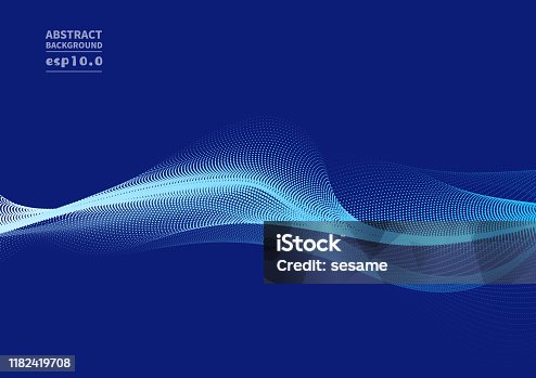 istock Elegant abstract vector blue business background 1182419708