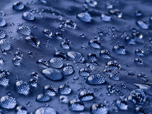 istock Water drops on the fabric. 1182421455