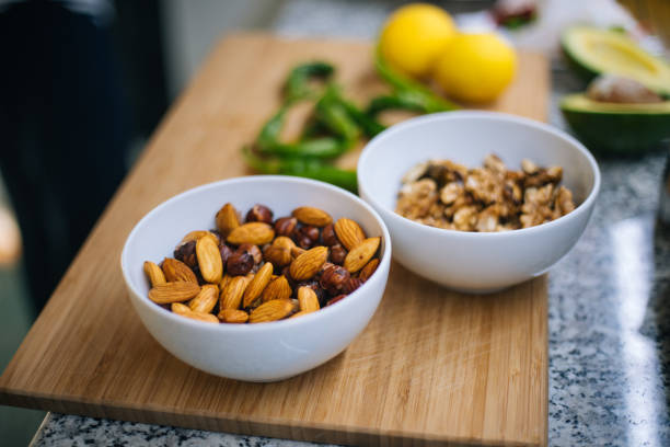 Woman preparing healthy meal