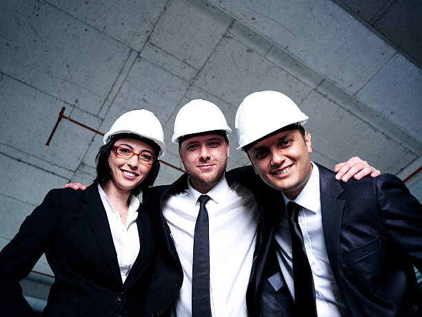 istock Portrait of architect team wearing suits 118242314