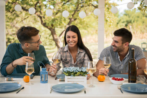 istock Two friends and a girl 1182435198