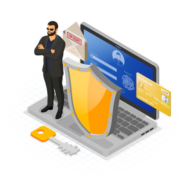 Identity Theft Protection Vector 1,200+ Identity Theft Protection Background Stock Illustrations ...