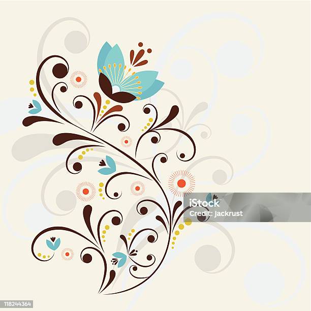 Vetores de Design Floral Vector e mais imagens de Abstrato - Abstrato, Arte, Computação Gráfica