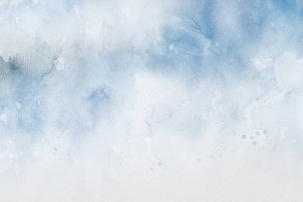 istock Abstract ocean watercolor background. 1182445964