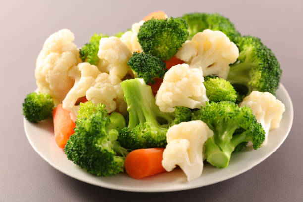 istock cabbage vegetable, broccolis, carrot and cauliflower 1182446100
