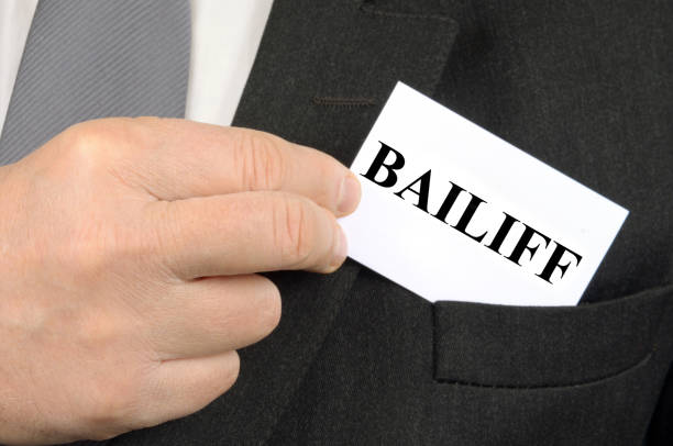 istock Bailiff business card 1182446114