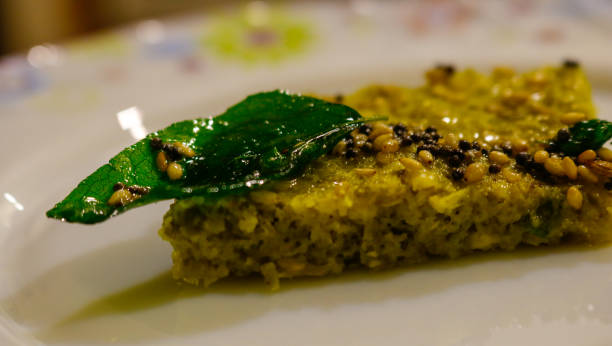 istock Healthy indian dhokla 1182447384