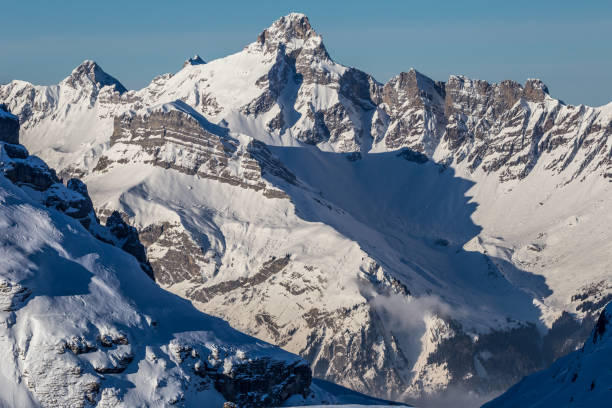 istock Winter day with blue sky in Alps 1182447509