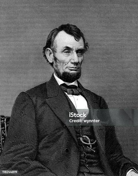 President Abraham Lincoln Stock Illustration - Download Image Now - Abraham Lincoln, Portrait, USA