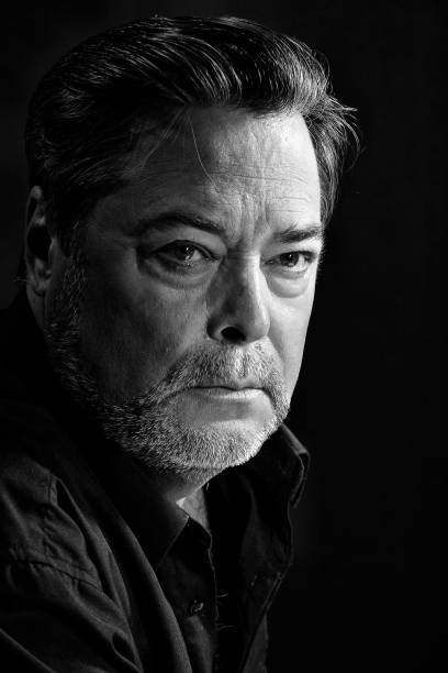istock Black and white portrait of a man 1182450932