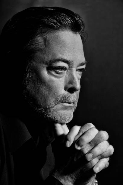 istock Black and white portrait of a man 1182450940
