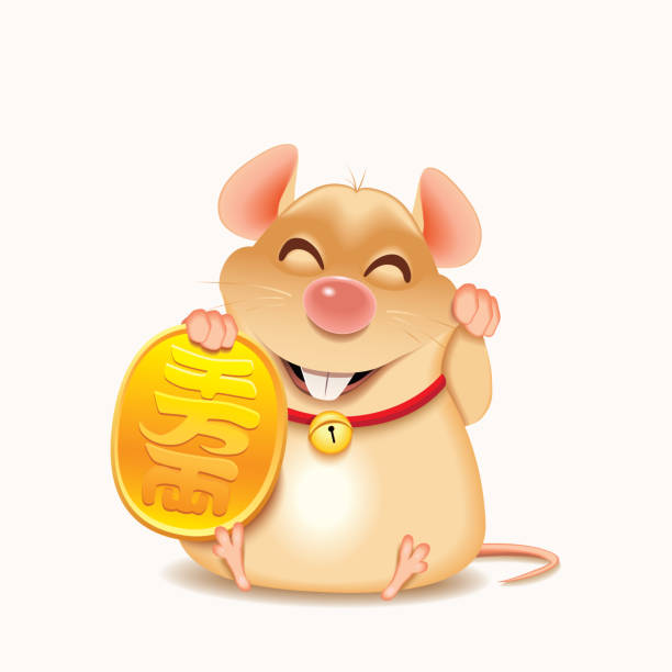 Lucky Rat Bringing Wealthhappy Chinese New Year 2020year Of The Rat Stock  Illustration - Download Image Now - iStock