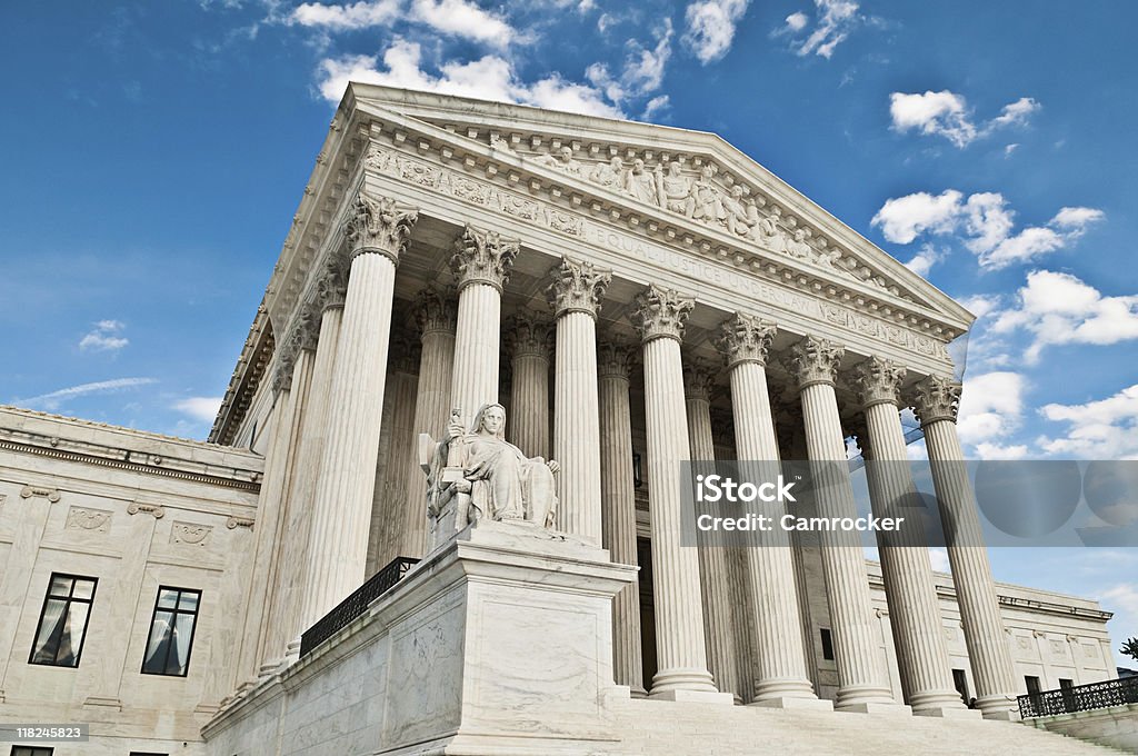 Budynek Sądu Najwyższego Stanów Zjednoczonych - Zbiór zdjęć royalty-free (Architektura)
