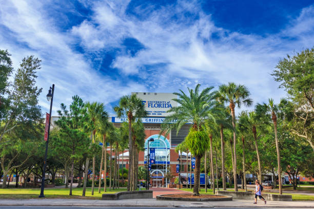 Ben Hill Griffin Stadium at the University of Florida stock photo