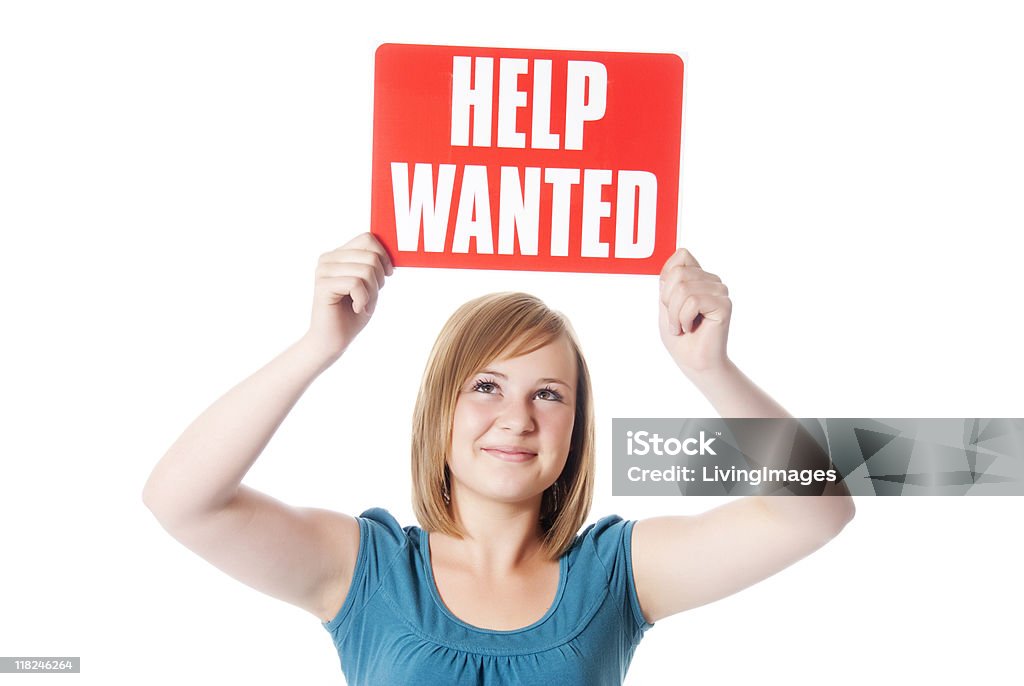 Help Wanted - Foto stock royalty-free di Abbigliamento casual