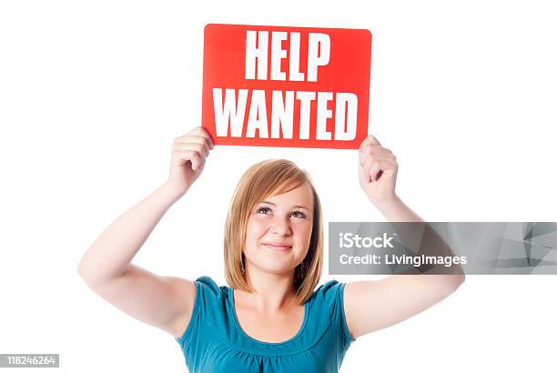 Help Wanted - Fotografie stock e altre immagini di Abbigliamento casual - Abbigliamento casual, Adulto, Affari