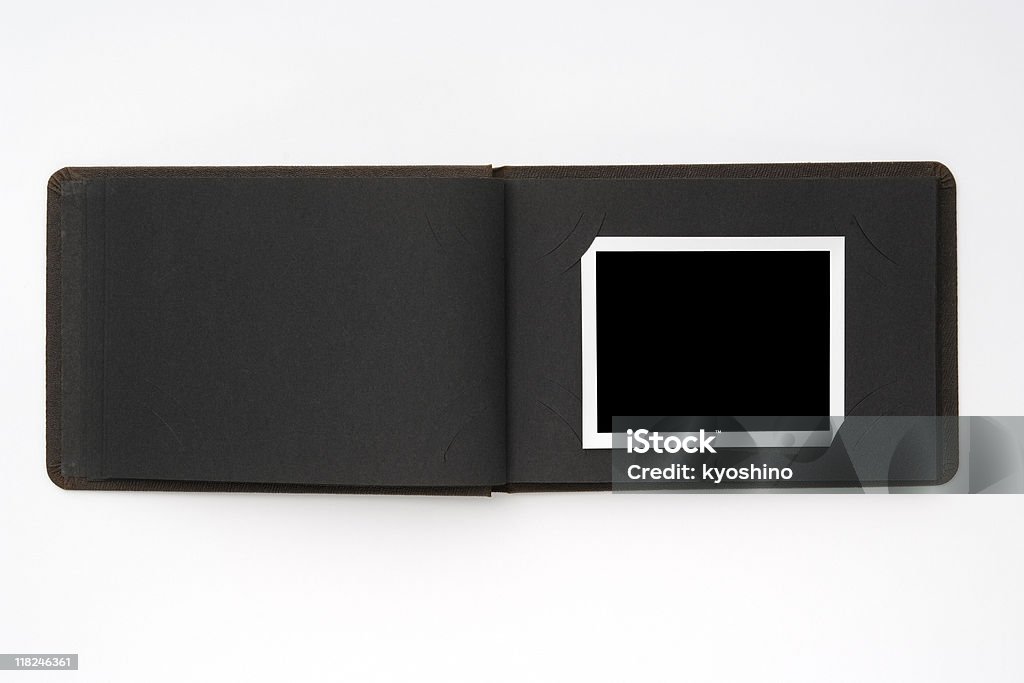 隔離のビンテージ写真撮影してアルバムを白背景 - インスタントカメラのロイヤリティフリーストックフォト