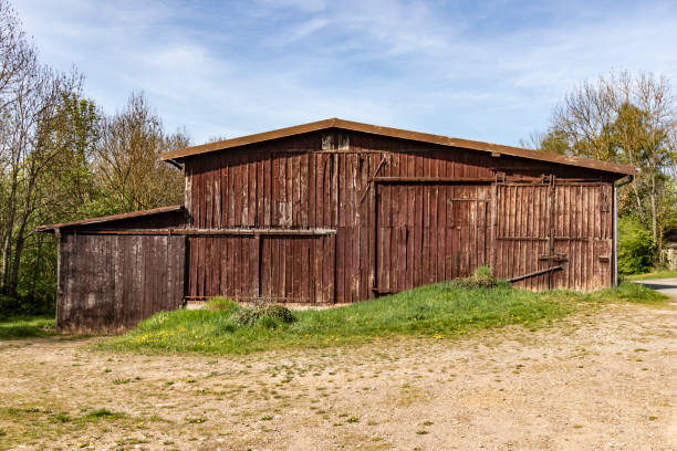 istock Old wooden barn 1182463635