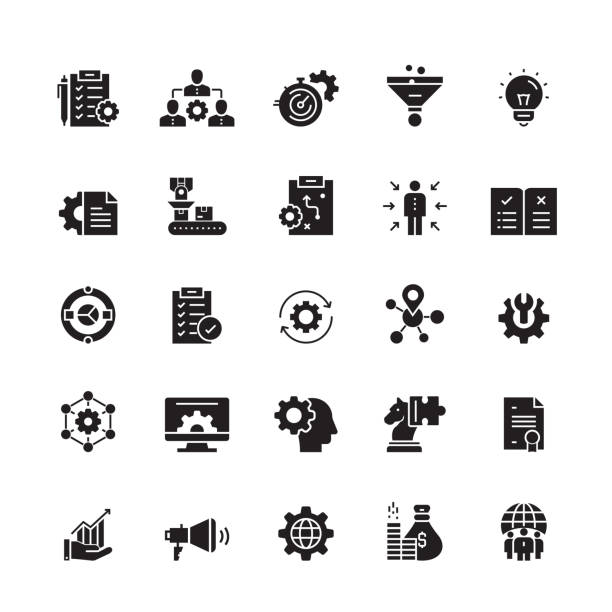 Product Management Related Vector Icons