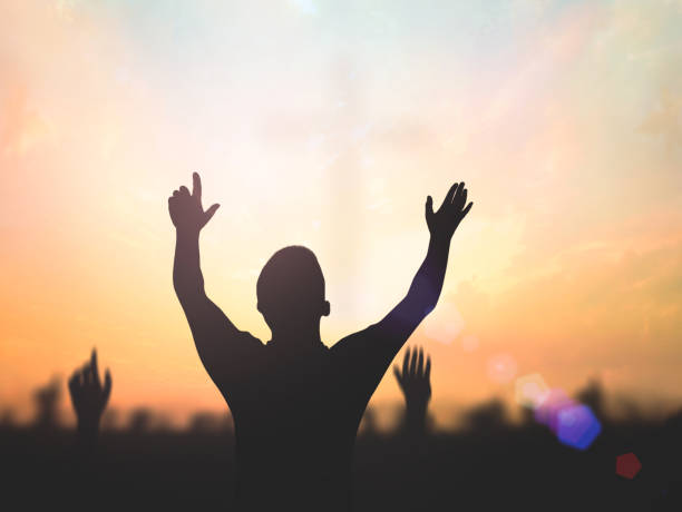 Worship And Praise Concept Stock Photo - Download Image Now - Praying,  Church, God - iStock